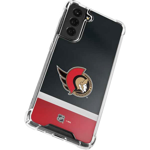 NHL Ottawa Senators Jersey Galaxy S21 FE Clear Case
