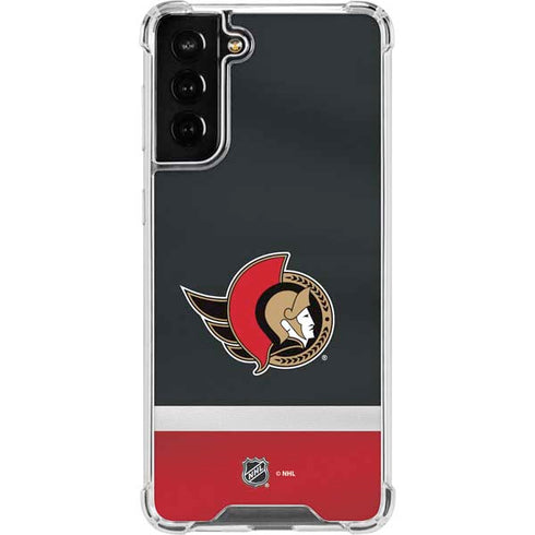 NHL Ottawa Senators Jersey Galaxy S22 Plus Clear Case