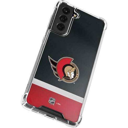 NHL Ottawa Senators Jersey Galaxy S22 Plus Clear Case
