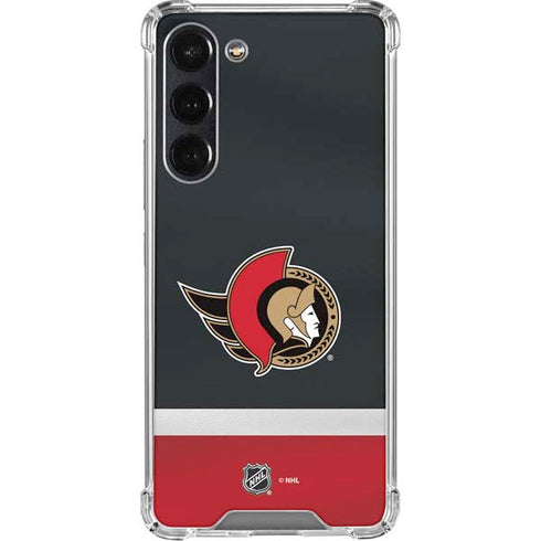 NHL Ottawa Senators Jersey Galaxy S23 Plus Clear Case