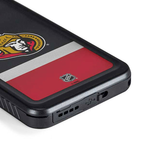 NHL Ottawa Senators Jersey Galaxy S23 Plus Waterproof Case