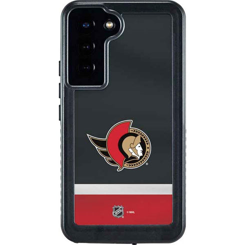 NHL Ottawa Senators Jersey Galaxy S23 Plus Waterproof Case
