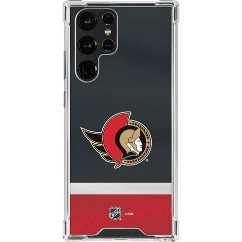 NHL Ottawa Senators Jersey Galaxy S23 Ultra Clear Case