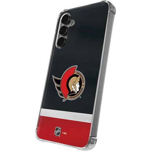 NHL Ottawa Senators Jersey Galaxy S24 Plus Clear Case