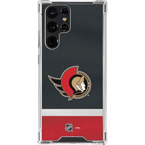 NHL Ottawa Senators Jersey Galaxy S24 Ultra Clear Case