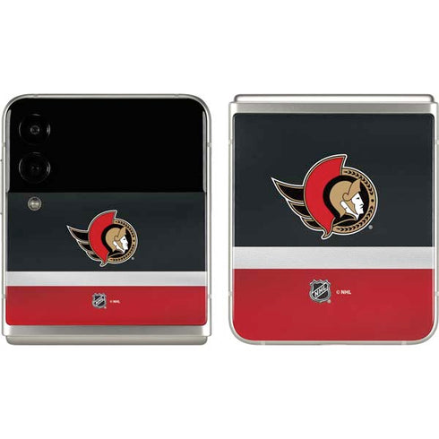 NHL Ottawa Senators Jersey Galaxy Z Flip3 5G Skin