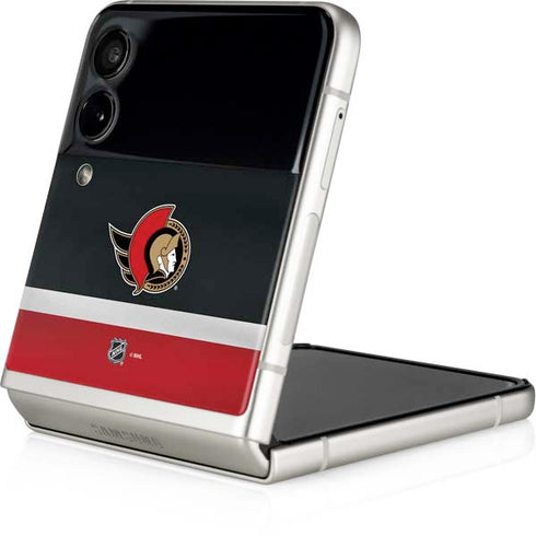 NHL Ottawa Senators Jersey Galaxy Z Flip3 5G Skin