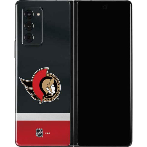 NHL Ottawa Senators Jersey Galaxy Z Fold2 5G Skin