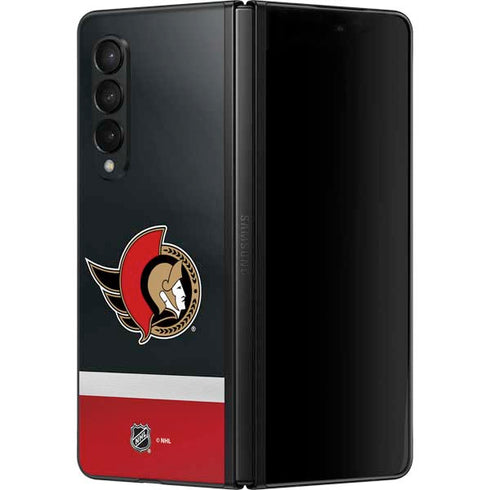 NHL Ottawa Senators Jersey Galaxy Z Fold3 5G Skin