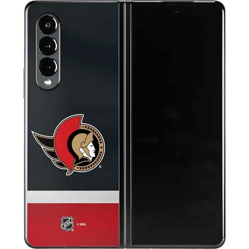NHL Ottawa Senators Jersey Galaxy Z Fold3 5G Skin