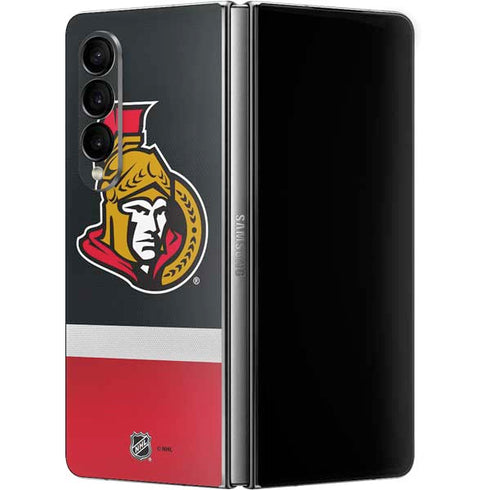 NHL Ottawa Senators Jersey Galaxy Z Fold4 5G Skin