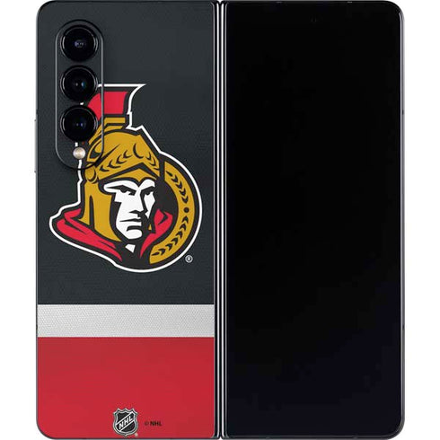 NHL Ottawa Senators Jersey Galaxy Z Fold4 5G Skin