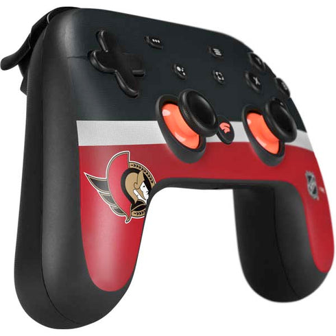 NHL Ottawa Senators Jersey Google Stadia Controller Skin