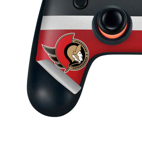 NHL Ottawa Senators Jersey Google Stadia Controller Skin