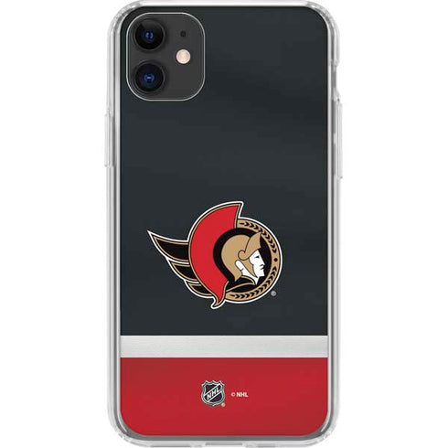 NHL Ottawa Senators Jersey iPhone 11 Clear Case