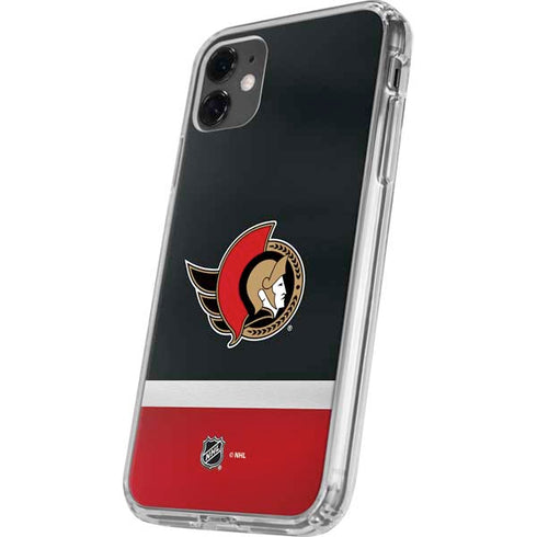 NHL Ottawa Senators Jersey iPhone 11 Clear Case
