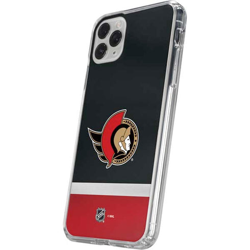 NHL Ottawa Senators Jersey iPhone 11 Pro Clear Case