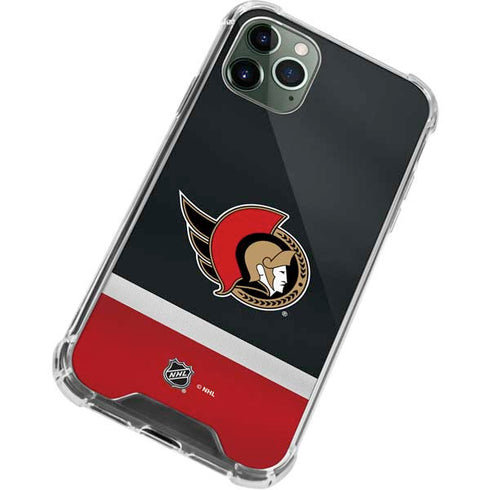 NHL Ottawa Senators Jersey iPhone 11 Pro Max Clear Case