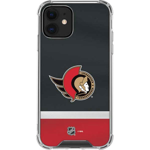 NHL Ottawa Senators Jersey iPhone 12 Clear Case