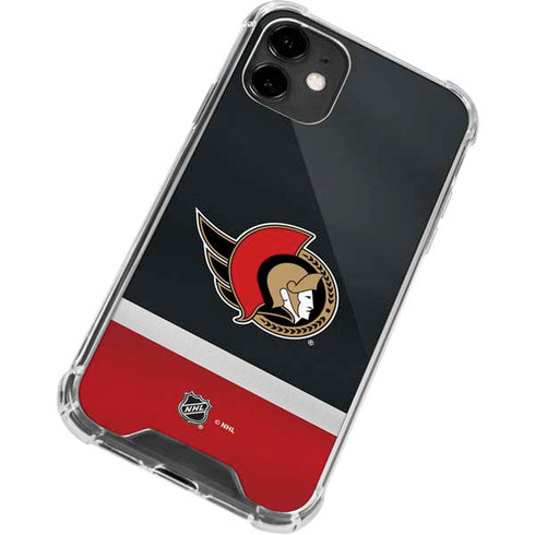 NHL Ottawa Senators Jersey iPhone 12 Clear Case
