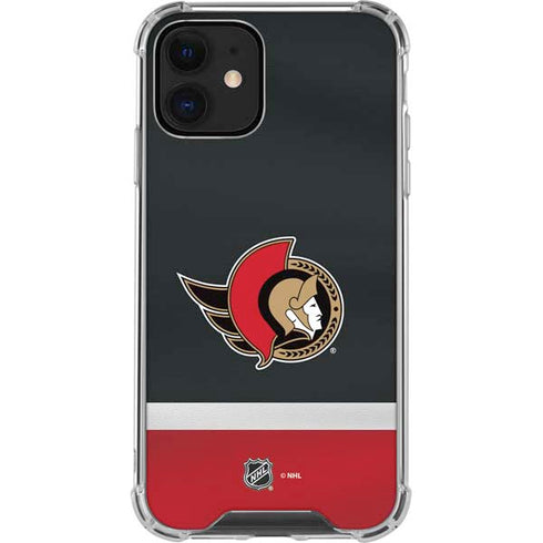 NHL Ottawa Senators Jersey iPhone 12 Mini Clear Case