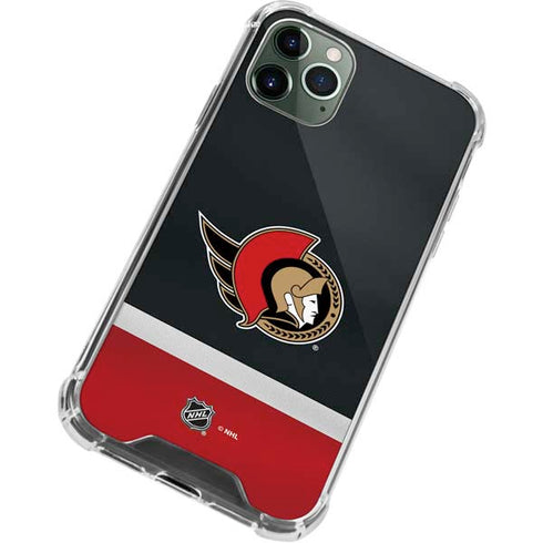 NHL Ottawa Senators Jersey iPhone 12 Pro Max Clear Case