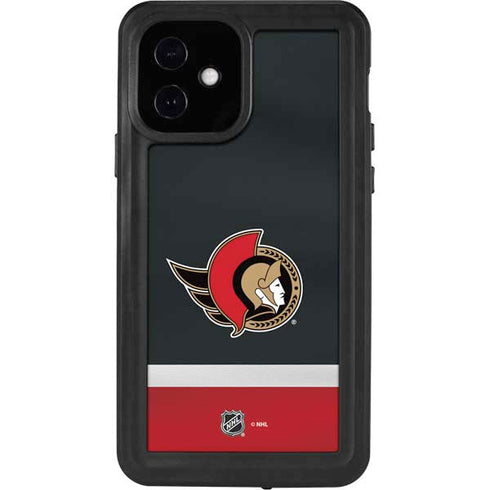 NHL Ottawa Senators Jersey iPhone 12 Waterproof Case