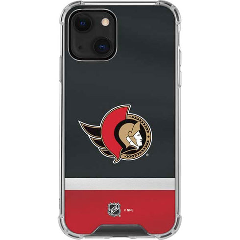 NHL Ottawa Senators Jersey iPhone 13 Clear Case