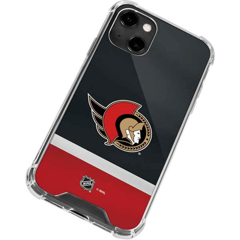 NHL Ottawa Senators Jersey iPhone 13 Clear Case