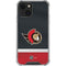 NHL Ottawa Senators Jersey iPhone 13 Mini Clear Case