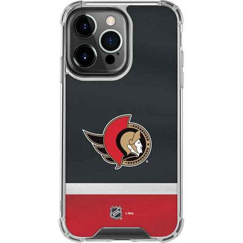 NHL Ottawa Senators Jersey iPhone 13 Pro Clear Case