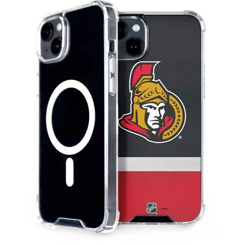 NHL Ottawa Senators Jersey iPhone 15 MagSafe Case