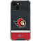 NHL Ottawa Senators Jersey iPhone 14 Plus Clear Case
