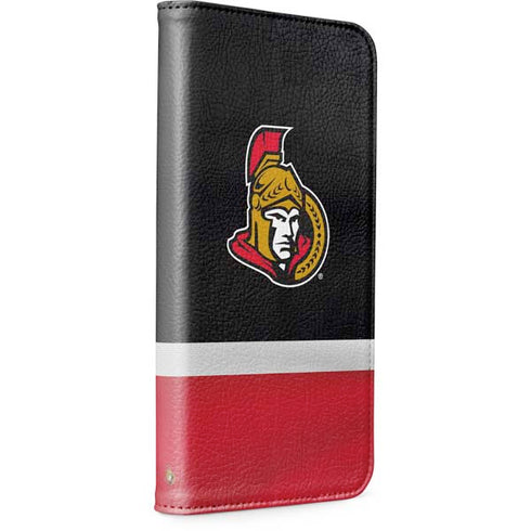 NHL Ottawa Senators Jersey iPhone 15 Plus Folio Case