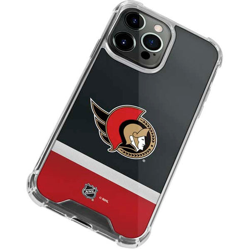 NHL Ottawa Senators Jersey iPhone 15 Pro Clear Case