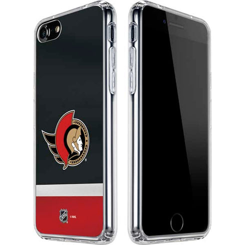NHL Ottawa Senators Jersey iPhone SE (2nd & 3rd Gen) Clear Case