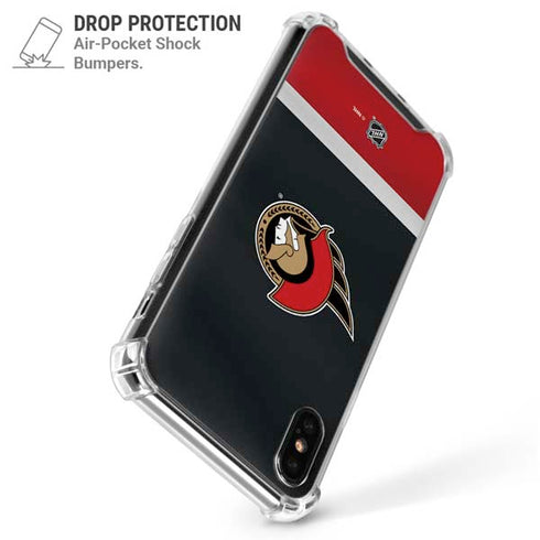 NHL Ottawa Senators Jersey iPhone XS Max Clear Case