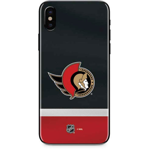 NHL Ottawa Senators Jersey iPhone XS Max Skin