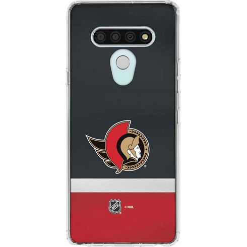 NHL Ottawa Senators Jersey LG Stylo 6 Clear Case