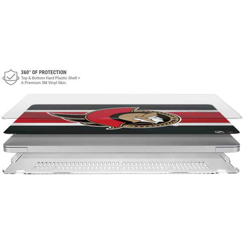 NHL Ottawa Senators Jersey MacBook Air 15in (2023-2025) Case plus Skin