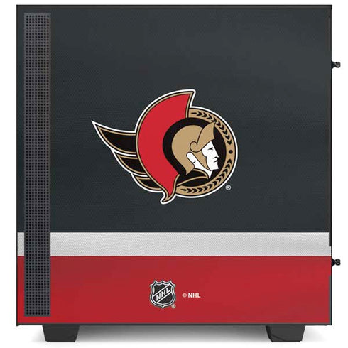 NHL Ottawa Senators Jersey NZXT H510 Compact ATX Mid-Tower Case Skin