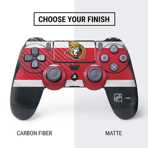 NHL Ottawa Senators Jersey PS4 Controller Skin
