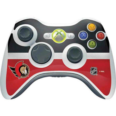 NHL Ottawa Senators Jersey Xbox 360 Wireless Controller Skin