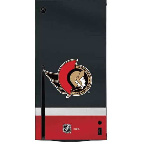 NHL Ottawa Senators Jersey Xbox Series X Console Skin