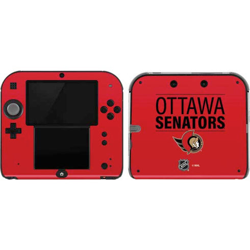 NHL Ottawa Senators Lineup Nintendo 2DS Skin
