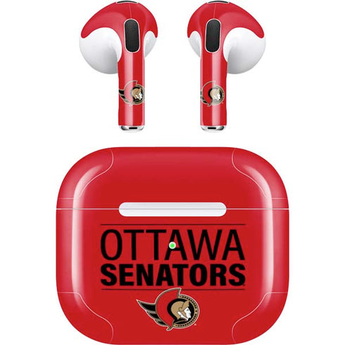 NHL Ottawa Senators Lineup Apple AirPods (3rd Gen 2021) Skin