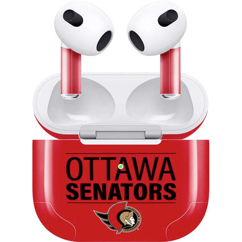 NHL Ottawa Senators Lineup Apple AirPods (3rd Gen 2021) Skin