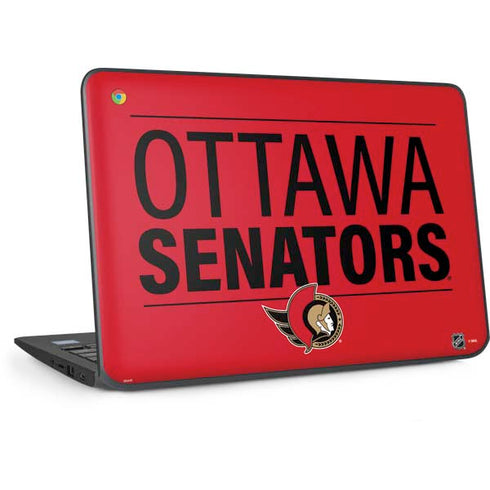 NHL Ottawa Senators Lineup HP Chromebook Skin
