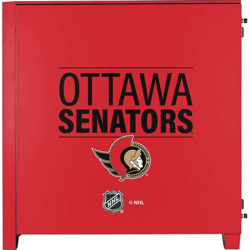 NHL Ottawa Senators Lineup Corsair 4000D Tempered Glass Mid-Tower ATX Case Skin
