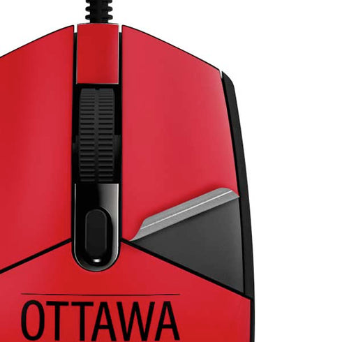 NHL Ottawa Senators Lineup G203 Prodigy RGB Wired Gaming Mouse Skin